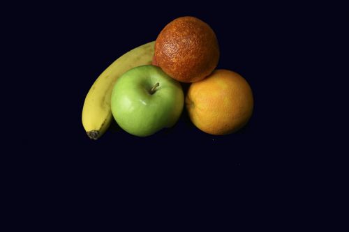 Oranges, Banana And Apple
