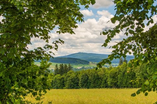 ore mountains summer fichtelberg