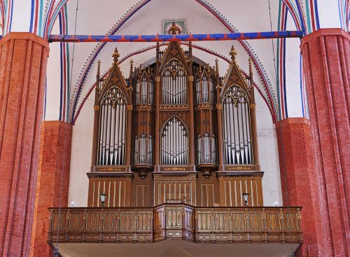 organ empore greifswald st mary's church