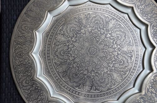 oriental plate ornament