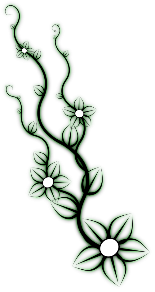 ornament flower leaves