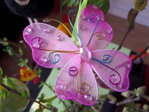 ornament butterfly twigs