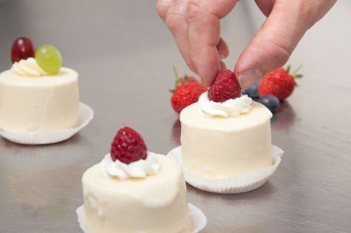 ornate raspberries bake