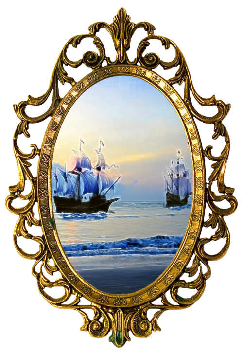 ornate ship vintage