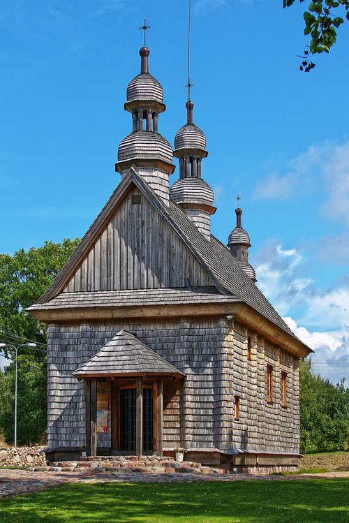 orthodox church  wooden church  chapel