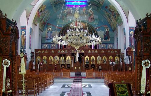 orthodox church interior religion