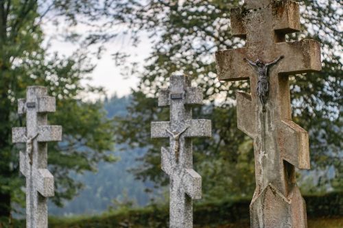 orthodox cross stone cross crosses