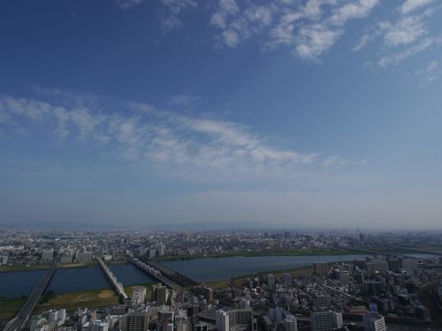 osaka sky yodo river