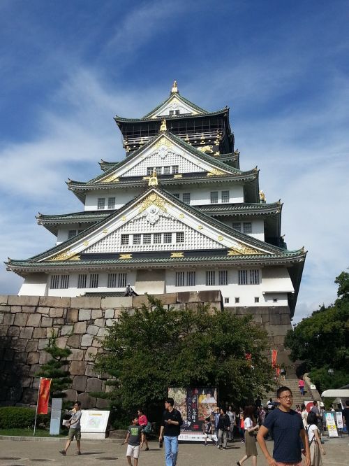 osaka castle historical building castle