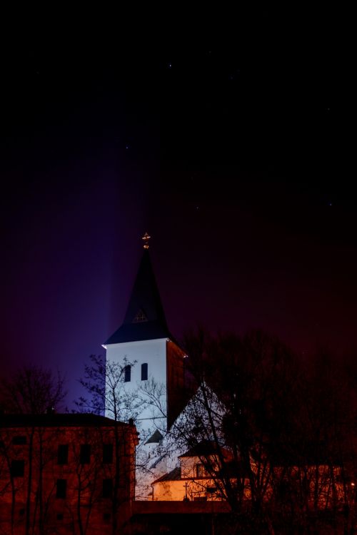 Illuminated Church