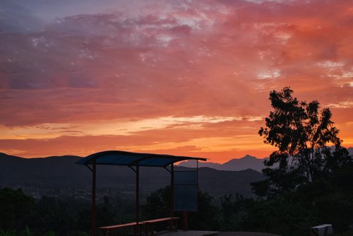 otuzco  sunset  landscape