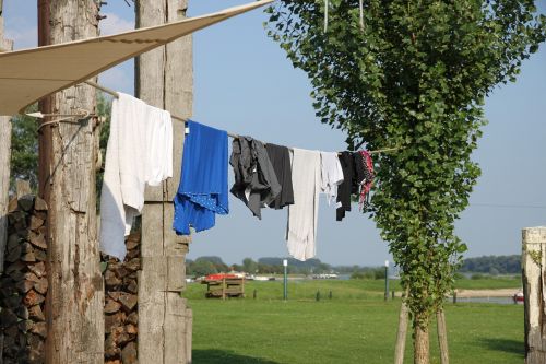 outdoor clothesline clothing