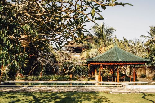 pavilion backyard garden