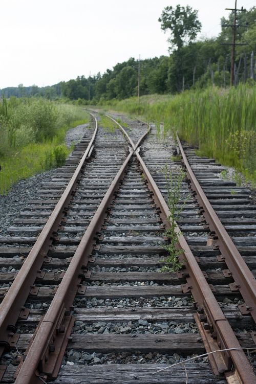 outdoors railroad tracks