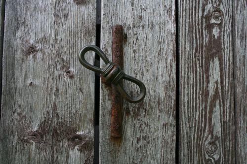 outhouse doorknob antique