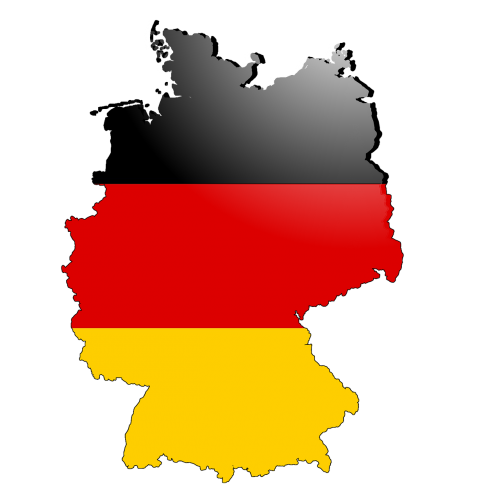 outline germany flag