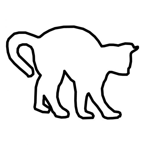 Outlined Cat
