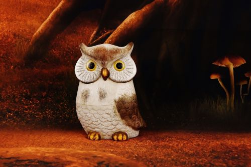 owl forest figure