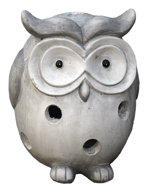 owl ceramic figure