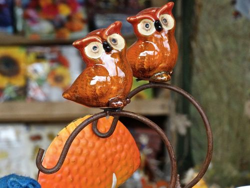 owls ceramic potters