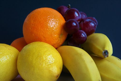 Fruits - Oranges, Lemons And Bananas