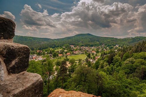 oybin  saxony  landscape