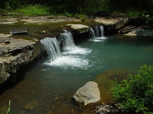 ozark stream waterfall