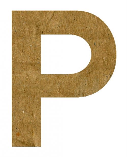 p alphabet letter