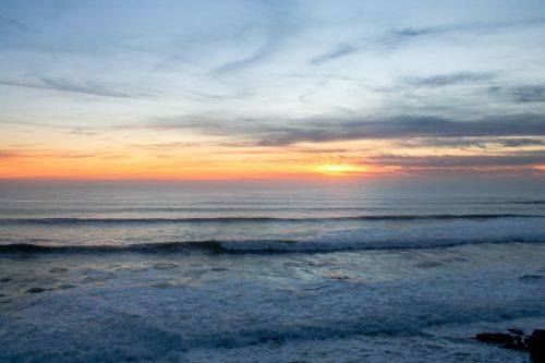 pacific ocean sunset ocean