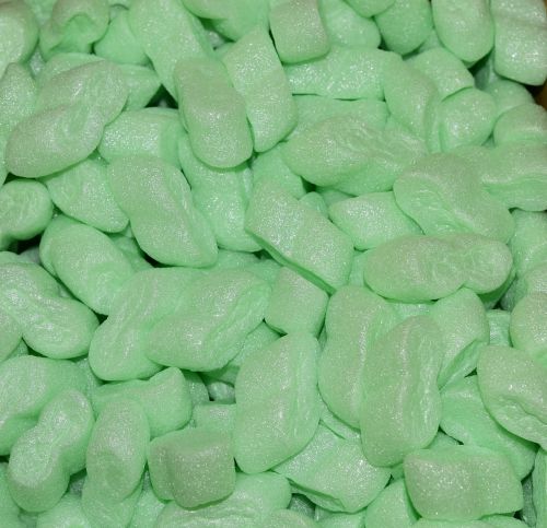 packaging material polystyrene green