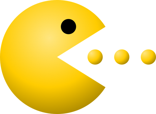 pacman pac-man dots