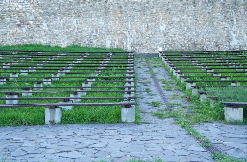 pad bleachers audience