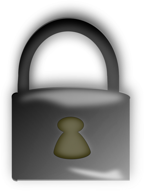 padlock lock key hole