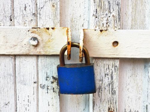 padlock lock rust
