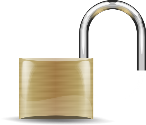 padlock unlocked lock