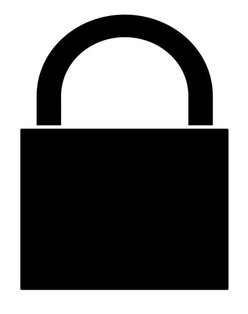 padlock black lock