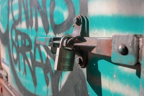 padlock  lock  graffiti