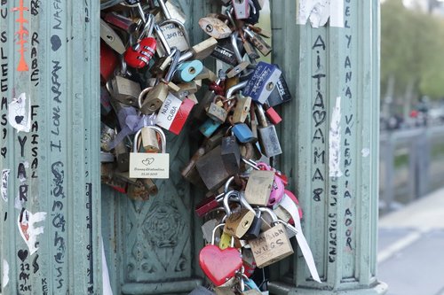 padlocks  bridge  love