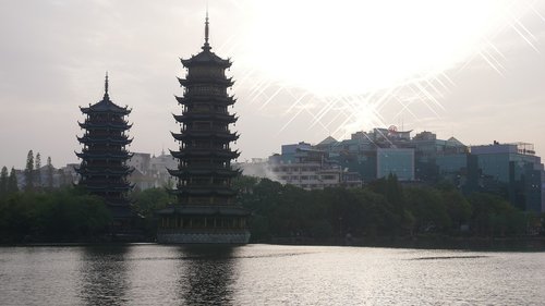 pagoda  china  guilin