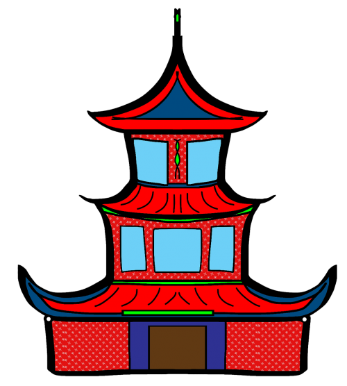 pagoda new year china