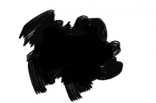 paint black abstract