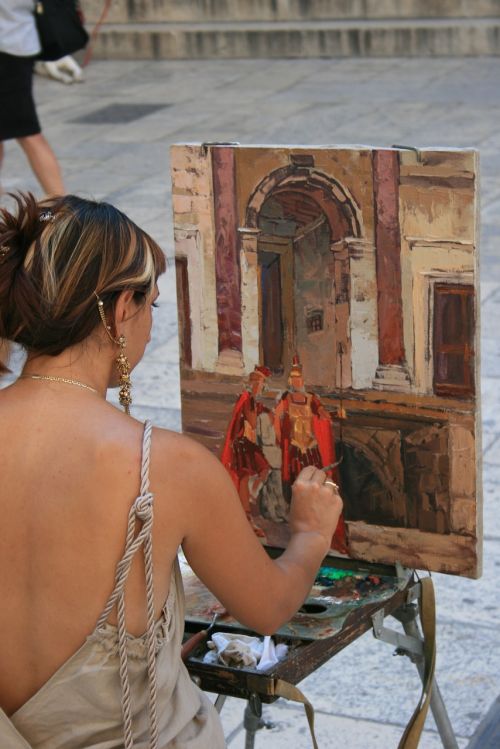 painter romans gladiators