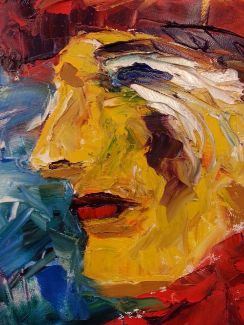 painting face abstract