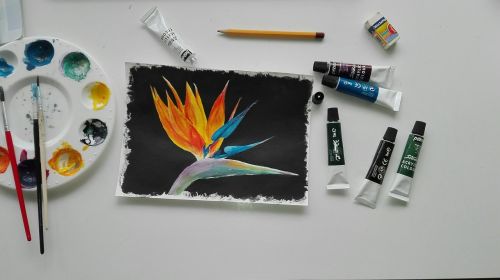 painting watercolor brush