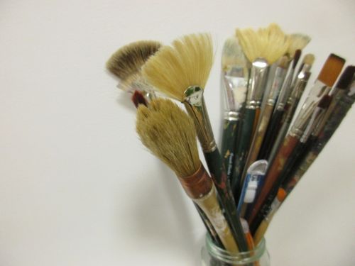 painting aquarell brush
