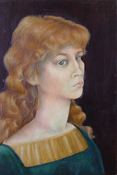 painting  woman  portrait