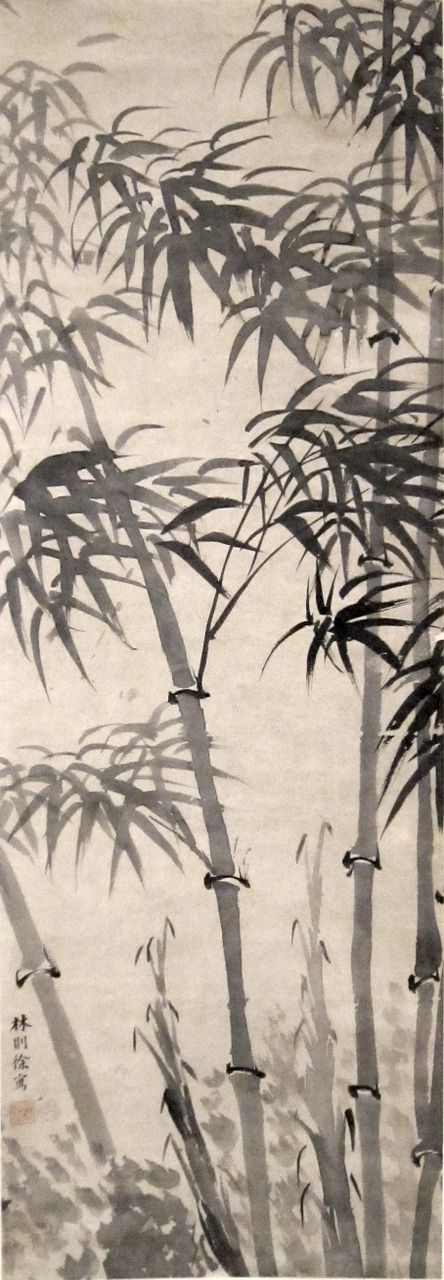 painting lin bamboo