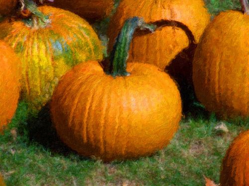 Painting Of Pumpkins