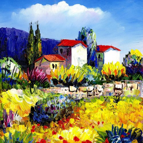 paintings oil painting countryside