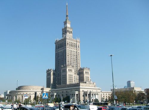 palace of culture warsaw the city centre